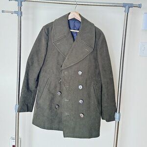 Spier & Mackay Olive Overcoat (40R)